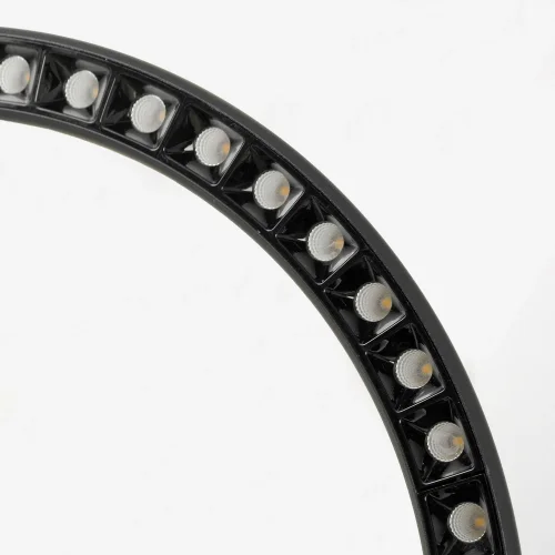 Светильник подвесной LED Shoe LSP-0928 Lussole чёрный 1 лампа, основание чёрное в стиле современный хай-тек кольца фото 2